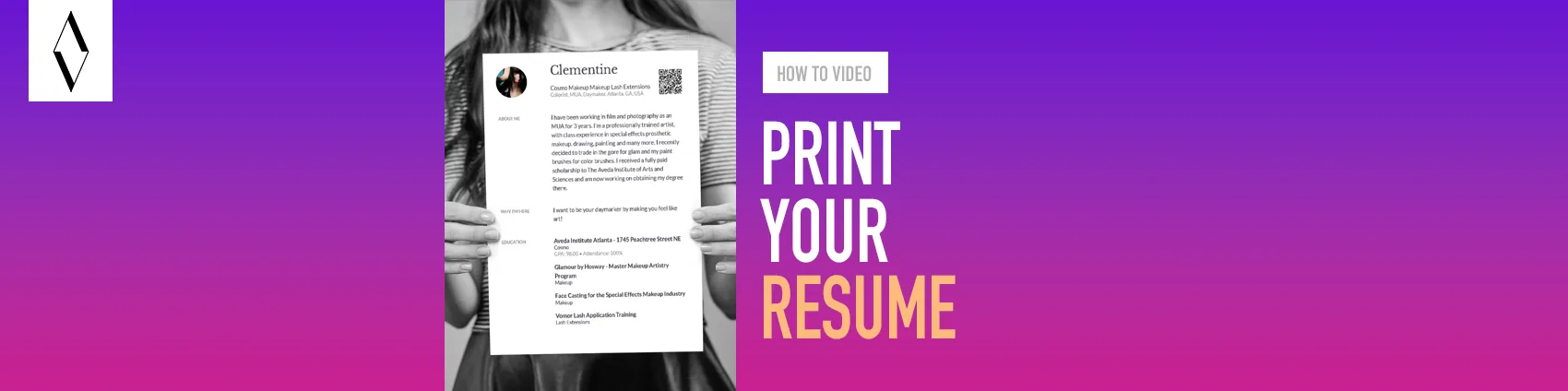 NEW* HOW TO SERIES: Print Your Resume